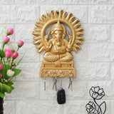 Load image into Gallery viewer, JaipurCrafts Designer Acrylic Ganesha Key Holder for Home and Living Room, Ganesha Mural Face Key Holder for Wall and Office Decor (11 x 5 Inches,Acrylic)