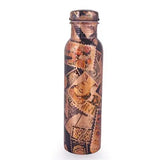 Load image into Gallery viewer, JaipurCrafts Copper Bottle, 1l, Set of 1