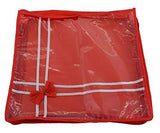Load image into Gallery viewer, JaipurCrafts Premium 3 Piece Non Woven Saree Cover,Single Saree Packing,Red