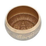 Load image into Gallery viewer, JaipurCrafts 5 inches - Singing Bowl Tibetan Buddhist Prayer Instrument With Striker Stick,OM Bell, OM Bowl, Meditation Bowl, Music Therapy