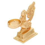 Load image into Gallery viewer, JaipurCrafts Aluminium Duck Oil Lamp Diya Deepak Deepam (Gold, 2 Inch) -Pack of 2