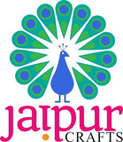Load image into Gallery viewer, JaipurCrafts Premium Engraving Shubh labh and Lakshmi Ganesha Pooja thali Set with Pooja Incense Holder, Diya and Kumkum Katori (Stainless Steel, 9 Inches)