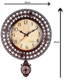 Load image into Gallery viewer, Jaipurcrafts Decorative Vintage Designer Wall Clock With Working Pendulam (Height 36 Cm)