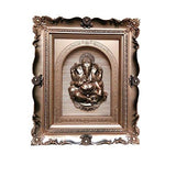 Load image into Gallery viewer, JaipurCrafts Spiritual Lord Ganesha Photo Frame Showpiece - 46 cm (Plastic, Brown, Gold)