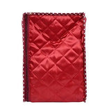 Load image into Gallery viewer, JaipurCrafts Saree Cover in Quilted Satin with Large Size (Maroon) Perfect Wedding Solution Gift