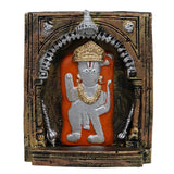 Load image into Gallery viewer, JaipurCrafts Premium Polyresin Lord mehandipur Balaji Darbar Idol Statue for and Pooja Decor| Hanuman Ji ki Murti for Home and Puja Room| Puja Decor Items (4 Inches, Polyresin)