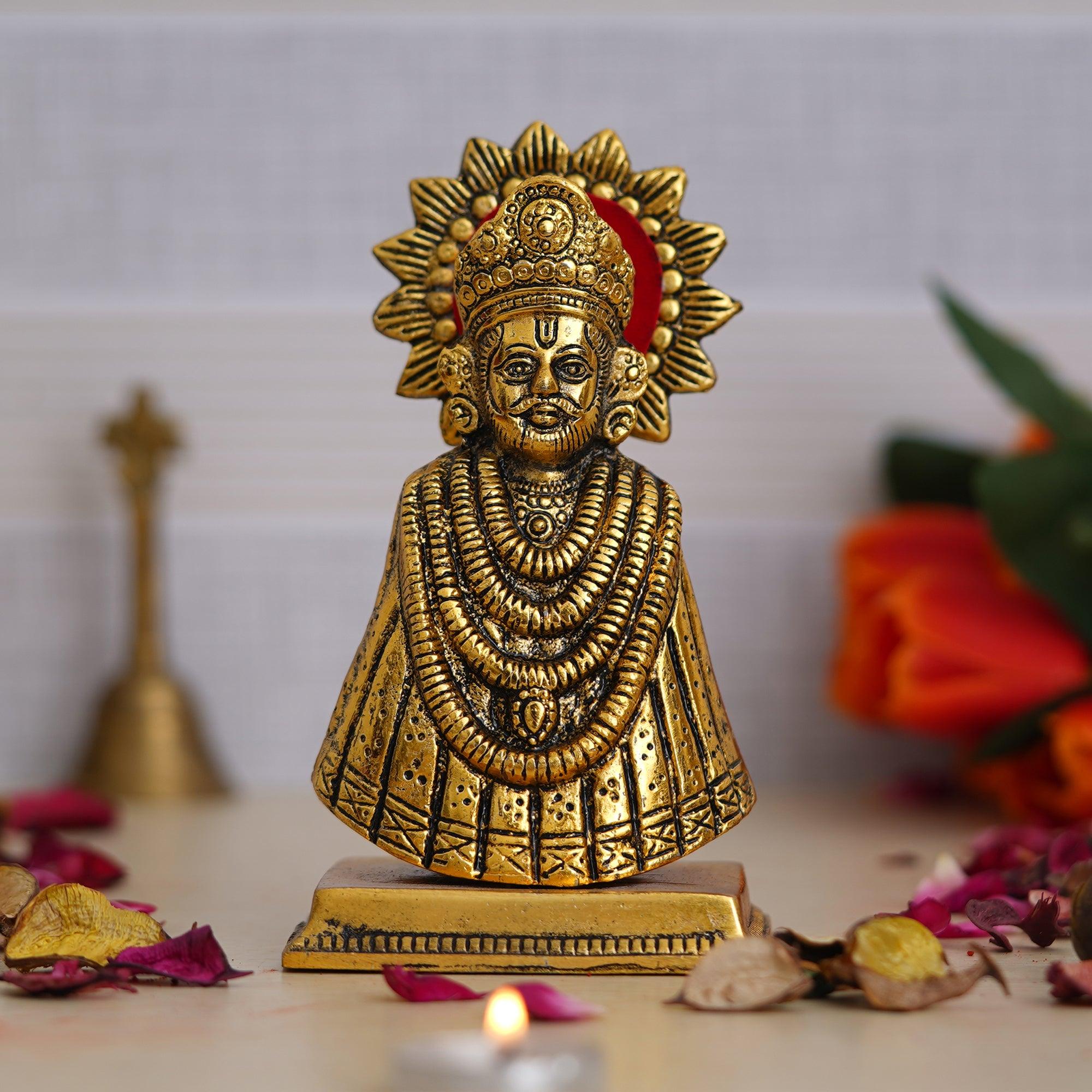 JaipurCrafts Premium Baba Khatu Shyam Ji Idol Statue Showpiece For Hom jaipurcrafts-premium-baba-khatu-shyam-ji-idol-statue-showpiece-for-hom