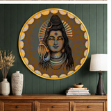 Load image into Gallery viewer, Webelkart Beautiful Lord Shiv Ji Wall Painting For Home Decor,Shiv Ji HD Printed Wall Art For Wedding Gift,Wall Art for Office Living Room, Bedroom &amp; Temple (12" Inches)