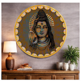 Load image into Gallery viewer, Webelkart Beautiful Lord Shiv Ji Wall Painting For Home Decor,Shiv Ji HD Printed Wall Art For Wedding Gift,Wall Art for Office Living Room, Bedroom &amp; Temple (12" Inches)