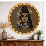 Load image into Gallery viewer, Webelkart Beautiful Lord Shiv Ji Wall Painting For Home Decor,Shiv Ji HD Printed Wall Art For Wedding Gift,Wall Art for Office Living Room, Bedroom &amp; Temple (12" Inches)
