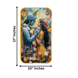 Load image into Gallery viewer, Webelkart Radha Krishna Painting Painting For Home/Office Decor | Wall Decor Item,3D UV Printed Wall Decor for Living Room, Bedroom &amp; Temple | Home Decoration Item (17x10 Inches)