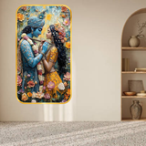 Load image into Gallery viewer, Webelkart Radha Krishna Painting Painting For Home/Office Decor | Wall Decor Item,3D UV Printed Wall Decor for Living Room, Bedroom &amp; Temple | Home Decoration Item (17x10 Inches)