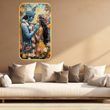 Load image into Gallery viewer, Webelkart Radha Krishna Painting Painting For Home/Office Decor | Wall Decor Item,3D UV Printed Wall Decor for Living Room, Bedroom &amp; Temple | Home Decoration Item (17x10 Inches)