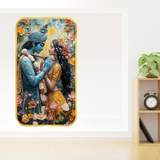 Load image into Gallery viewer, Webelkart Radha Krishna Painting Painting For Home/Office Decor | Wall Decor Item,3D UV Printed Wall Decor for Living Room, Bedroom &amp; Temple | Home Decoration Item (17x10 Inches)