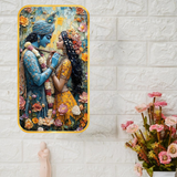 Load image into Gallery viewer, Webelkart Radha Krishna Painting Painting For Home/Office Decor | Wall Decor Item,3D UV Printed Wall Decor for Living Room, Bedroom &amp; Temple | Home Decoration Item (17x10 Inches)