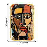 Load image into Gallery viewer, Webelkart Premium Set of 3 Abstract Face Wall Art with Gold Frame For Home Decor| Modern Wall Paintings for Living Room Bedroom Office, Home Decor Gift Item (18x12 Inches)