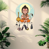 Load image into Gallery viewer, Webelkart Premium Bal Hanuman Wooden Key Holder Wall Mounted, Decorative Key Hanger with 7 Hooks,Key Chain Hanger for Home Decor (10" Inches)
