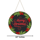 Load image into Gallery viewer, Webelkart Printed Merry Christmas Hanging,Wall, Door Hanging for Christmas Decorations,Hanging for Home - Christmas Gift Items Christmas Wall Hanging (10&quot; Inches)