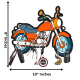 गैलरी व्यूवर में इमेज लोड करें, Webelkart Antique HD UV Printed Bike Shape Wooden Key