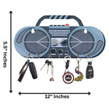 Load image into Gallery viewer, Webelkart Antique Wood HD UV Printed Radio Shaped Key