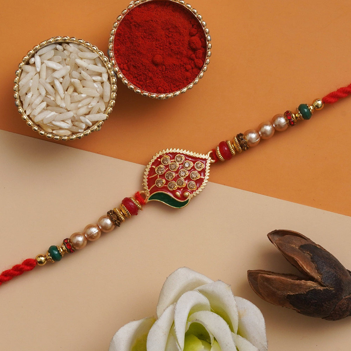 Le Test Rakhi JaipurCrafts Rakhi Set Rakhee for Brother Sister Bracelets Rakhi |Gifts ...