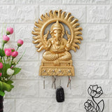 Load image into Gallery viewer, JaipurCrafts Designer Acrylic Ganesha Key Holder for Home and Living Room, Ganesha Mural Face Key Holder for Wall and Office Decor (11 x 5 Inches,Acrylic)