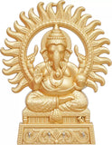 गैलरी व्यूवर में इमेज लोड करें, JaipurCrafts Designer Acrylic Ganesha Key Holder for Home and Living Room, Ganesha Mural Face Key Holder for Wall and Office Decor (11 x 5 Inches,Acrylic)