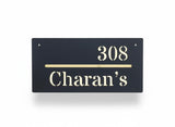 Load image into Gallery viewer, Webelkart Customised Name plate for home entrance | Wood Personalized Name Plate with 3D Letters | Door name plates | Name Plate For Home, Office &amp; Outdoor Entrance | 12 x 6 inches