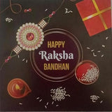 Load image into Gallery viewer, Webelkart Antique Combo Of 2 Kundan Rakhi For Bhaiya Bhabhi With Fridge Magnet Beautiful Rakshabandhan Greetings Card Rakhi For Brother,Kashmiri Watch for Women