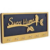 Load image into Gallery viewer, Webelkart Premium Sweet Home Wall Key Holder for Home/Office Decor, Key Hanger for Wall Decor,Key Chain Holder (11.5" Inches)