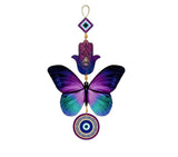 Load image into Gallery viewer, JaipurCrafts Premium Printed Evil eye Wall Hanging For Home And Office Decor Wall Hanging Wooden Art Decoration Item for Living Room |Home Decor | Gifts | Quotes Decor Item |Wall Sculpture (14"X8")