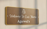 गैलरी व्यूवर में इमेज लोड करें, Webelkart Acrylic Customized House Name Plate For Home Entrance Outdoor - Door name plates | Name Plate For Home, Office &amp; Outdoor Entrance (8 x 4 inches)