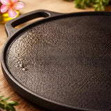 Load image into Gallery viewer, Webelkart Premium Cast Iron Tawa for Dosa, Uthappam, Roti, Chapati, Naan Tawa,Tawa for Gas &amp; Induction | Chemical-Free, Naturally Non-Stick Pan (12" Inches) Non-Stick
