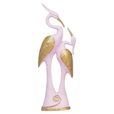 Load image into Gallery viewer, Webelkart Premium Good Luck Swan Pair of Kissing Duck Showpiece for Home and Office Decor - 35.56 cm (Polyresin) (Pink and Gold)