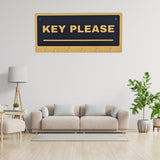Load image into Gallery viewer, Webelkart Decorative Wall Mounted Key Holder with 6 Hooks – “Key Please” Key, Holder for Home Decor,Key Chain Holder Living Room &amp; Office (11" Inches)