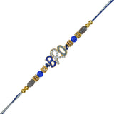 Load image into Gallery viewer, Webelkart Antique Bro Designer Rakhi for Brother with Magnet for Fridge Gift for Bhaiya and Bhabhi,Rakhi for Brother/Sister Greeting Card and Roli Chawal