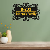 गैलरी व्यूवर में इमेज लोड करें, Webelkart Wooden Customised Name plate for home Entrance Outdoor,Name Plate For Office Entrance outdoor,Wooden Hanging House Plate - (12 x 8&quot; inches)