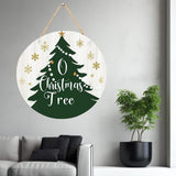 गैलरी व्यूवर में इमेज लोड करें, Webelkart Christmas Wooden Wall Hanging for Home Decor Ornaments for Home | Living Room | Office | Christmas Party Xmas Decor (10&quot; Inches)