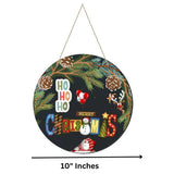 Load image into Gallery viewer, Webelkart Premium Merry Christmas and Happy New Year Wall Hanging/Door Hanging for Home and Christmas Decorations Items- Santa with Gifts Christmas Items Wall Hanging