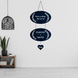 Load image into Gallery viewer, Webelkart Unique Family Designer Customised Wall Hanging, Name Plate For Home Entrance outdoor, Wooden Hanging House Name Plate - (23 x 11 inches)