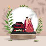 Load image into Gallery viewer, JaipurCrafts Customized Couple Marriage Anniversary for Love,Table Decorative Showpiece for Home Decor, for Wife, Husband (12 "Inches)
