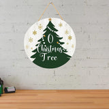 गैलरी व्यूवर में इमेज लोड करें, Webelkart Christmas Wooden Wall Hanging for Home Decor Ornaments for Home | Living Room | Office | Christmas Party Xmas Decor (10&quot; Inches)