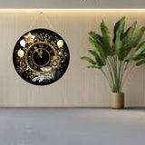 गैलरी व्यूवर में इमेज लोड करें, Webelkart Premium New Year Wooden Wall Hanging for Home and Office Decor, Decorative Holiday Party Ornament,Home Decor Item (10&quot; Inches)