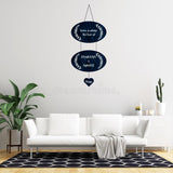 Load image into Gallery viewer, Webelkart Unique Family Designer Customised Wall Hanging, Name Plate For Home Entrance outdoor, Wooden Hanging House Name Plate - (23 x 11 inches)