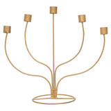 गैलरी व्यूवर में इमेज लोड करें, JaipurCrafts Premium Decorative Stick Shape Candle Holder |Candle Stand Diwali Decor Home and Office Decor (13.5" Inches Gold) -candle stick holder