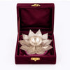Load image into Gallery viewer, Webelkart Premium Handcrafted Diya for Puja Temple Decoration with Velvet Box, Diya for Diwali - Lotus Shape,Oil Lamp for Home Mandir Pooja Articles- Diwali Festive Gifts (5.5" in)
