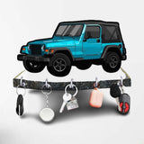 Load image into Gallery viewer, JaipurCrafts Premium HD UV Printed mahindra Thar designer Wooden Key Holder Home and Office Decor (10 X 6 Inch, Wood, Multicolor)