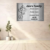 Load image into Gallery viewer, Webelkart Antique Acrylic Name Plate For Office, Customise Name Plate With Ganesh Print | Custom name plate for Shops - Plate (12 x 8 inches)
