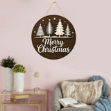 Load image into Gallery viewer, Webelkart Antique Merry Christmas Door Wall Hanging| Christmas Tree Decoration Items| Xmas Decor Hanging (10&quot; Inches)