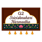 Load image into Gallery viewer, Webelkart Beautiful Acrylic Customised House Name Plate For Home Entrance Outdoor - Door name plates | Name Plate For Home, Office &amp; Outdoor Entrance (14 x 10 inches)